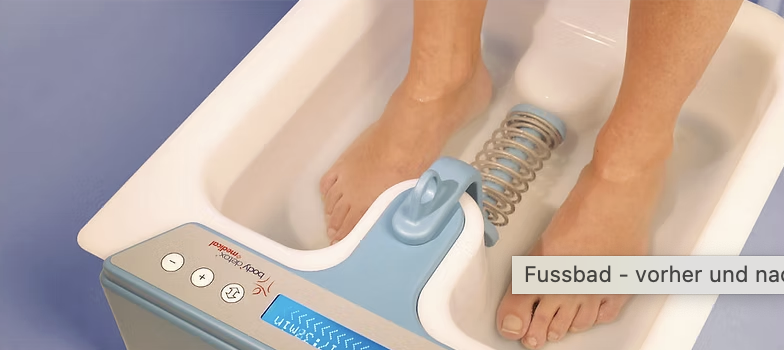 Body Detox Fussbad vor der Anwendung